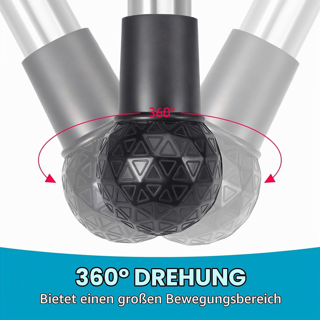 DASKING Landmine Aufsatz für Langhantel 50mm, Robuste Tragbare 360° Langhantel Landmine für Rudern,