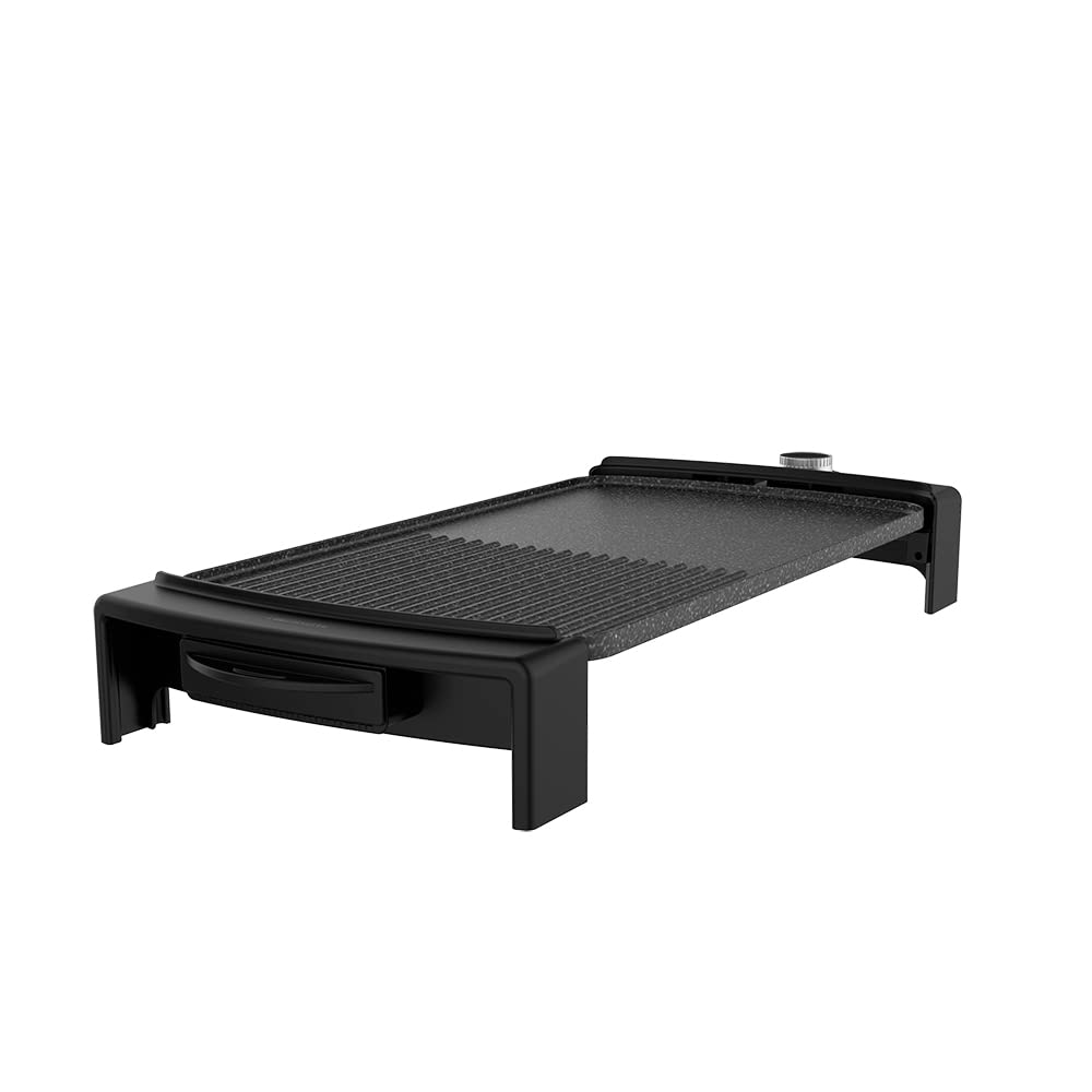 Cecotec elektrischer Grillplatte TASTY&GRILL 2500 RockWater MixGrill Hochwertiger mit 2150 W,