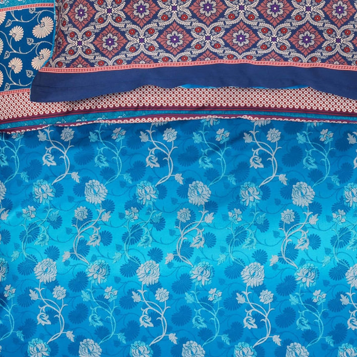 Bassetti Bettwäsche Set, Baumwolle, BLAU, 200X200 200X200 Blau, 200X200 Blau