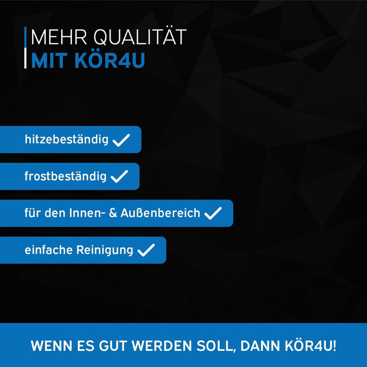 kör4u Ausgussbecken weiss 50cm, aus robustem Stahl für Keller, Waschküche, Garten, Spülbecken, inkl.