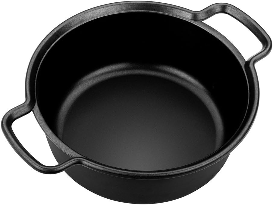 Monix Teigwarentopf, geeignet für alle Herdarten und Induktion, Aluminium, schwarz/blau, 24 cm Moder