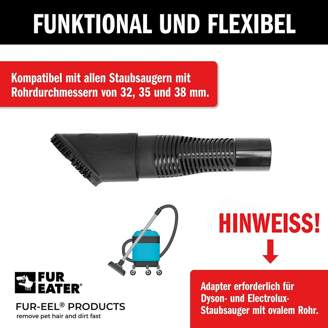 Tierhaarentferner PRO 2.0 Combo | Staubsauger Tierhaar Aufsatz für Auto & Zuhause | Entfernt Hunde-