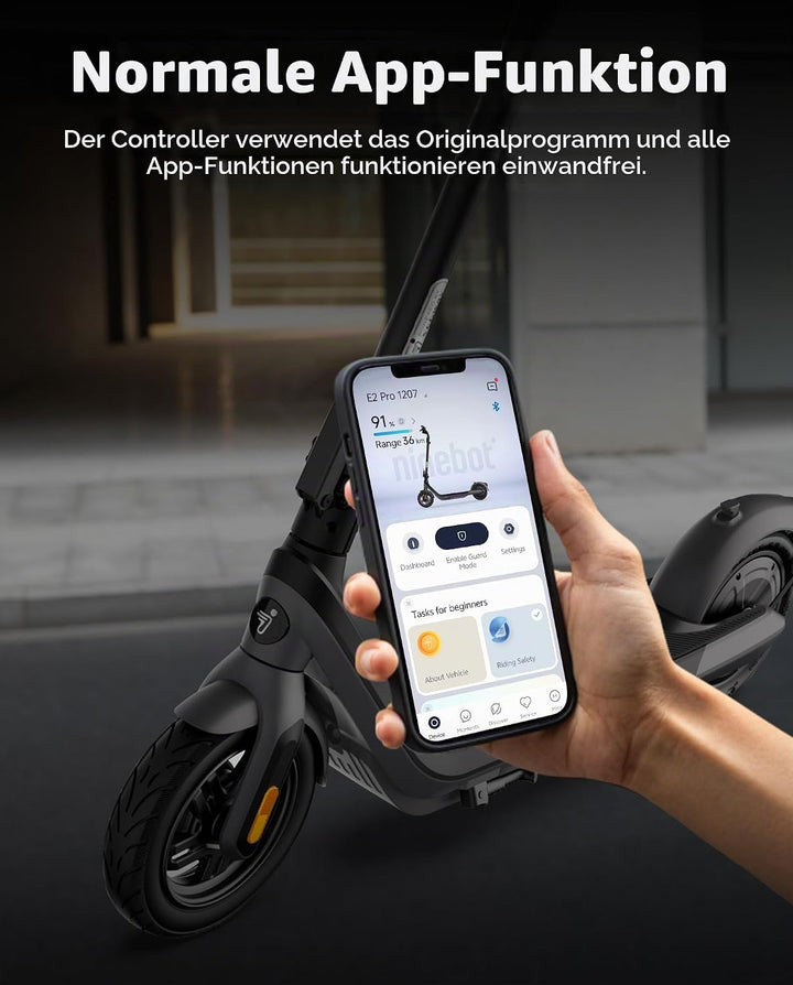 E2 PRO Controller für Elektroroller Kompatibel mit Segway Ninebot E2 PRO / E2 PROD / E2 PROE Kicksco