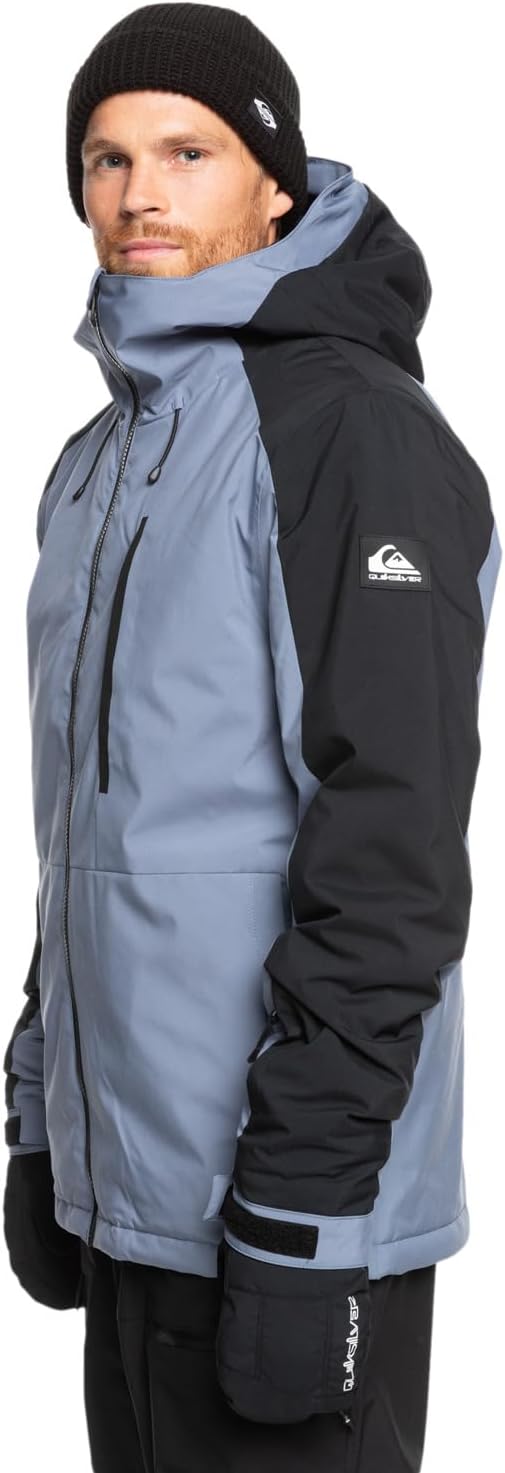 Quiksilver Herren Mission Block Jk Jacket (1er Pack) XL Flint Stone, XL Flint Stone