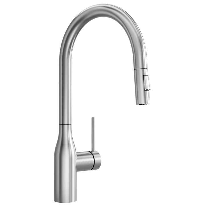 CECIPA Wasserhahn Küche Ausziehbar, Hochdruck Küchenarmatur Edelstahl, 360° Schwenk Armatur Küche mi