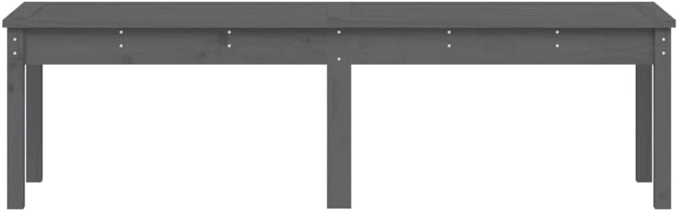 vidaXL Gartenbank, Gartenmöbel Sitzbank 2-Sitzer, Parkbank Lattenrost-Design, Holzbank Bank für Gart