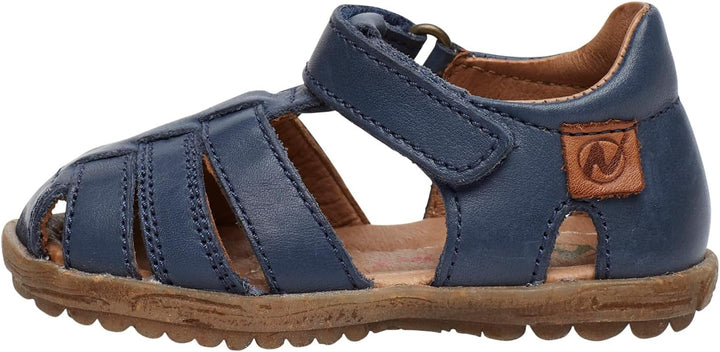 NATURINO SEE-Halb geschlossene Sandalen aus laminiertem Leder-Rosa, 20 EU Blau Navy 0c02