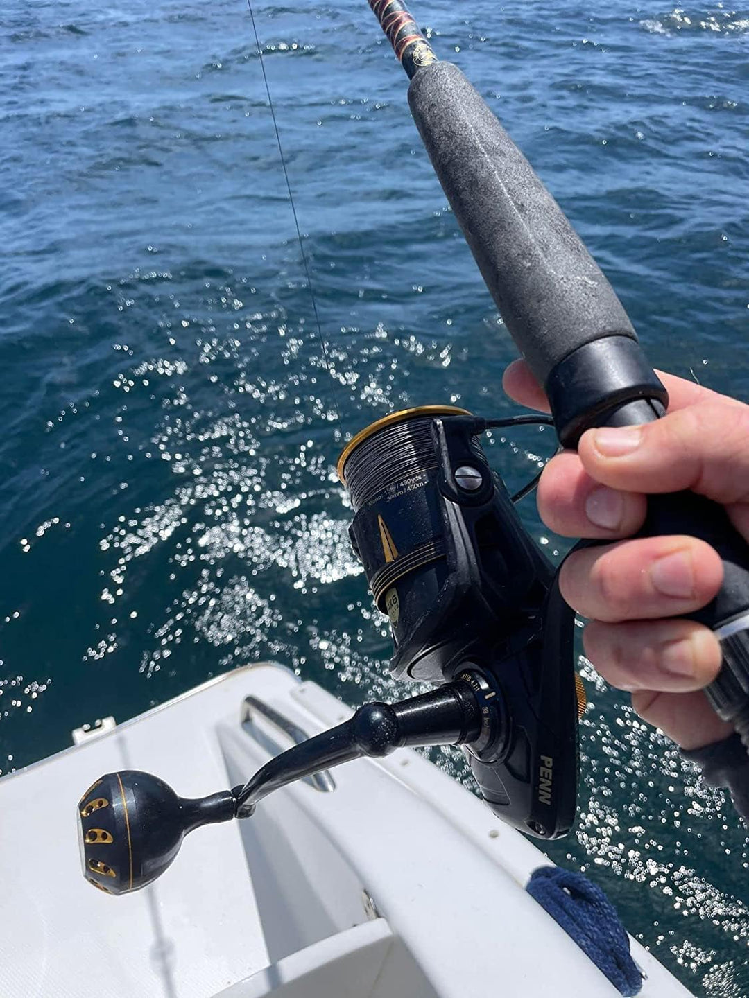GOMEXUS Power Handle Angelrollengriff für Penn Spinfisher VI VII [SPNF]/ Slammer III IV [SLM]/ Battl