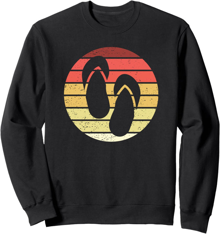 Flip Flops Retro Style Vintage Sweatshirt
