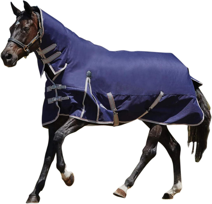 Weatherbeeta Comfitec Essential Combo Hals Lite Navy/Silber/Rot Schwarz 4ft 6, Schwarz 4ft 6