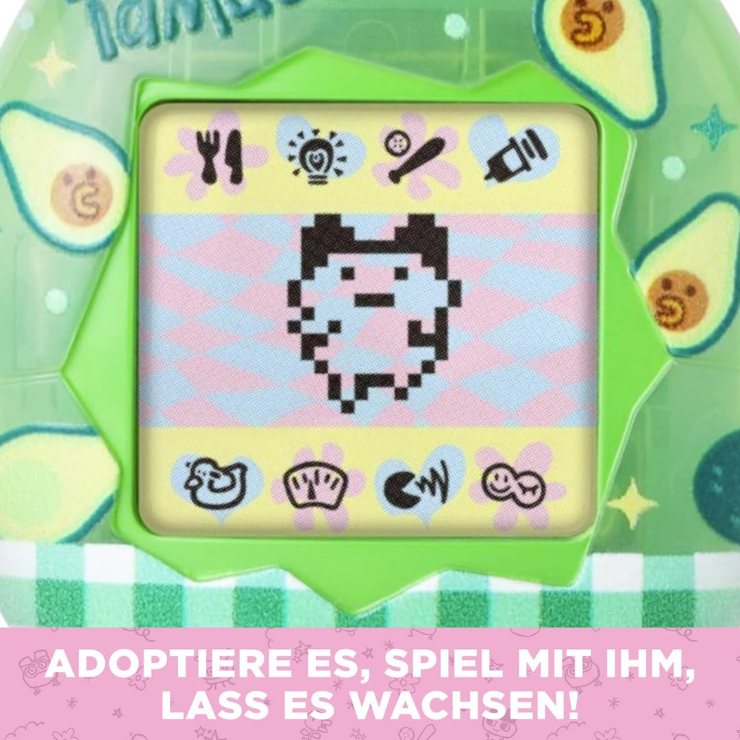 Bandai - Tamagotchi - Original Tamagotchi - Avocado Mix - Elektronisches virtuelles Haustier mit Far