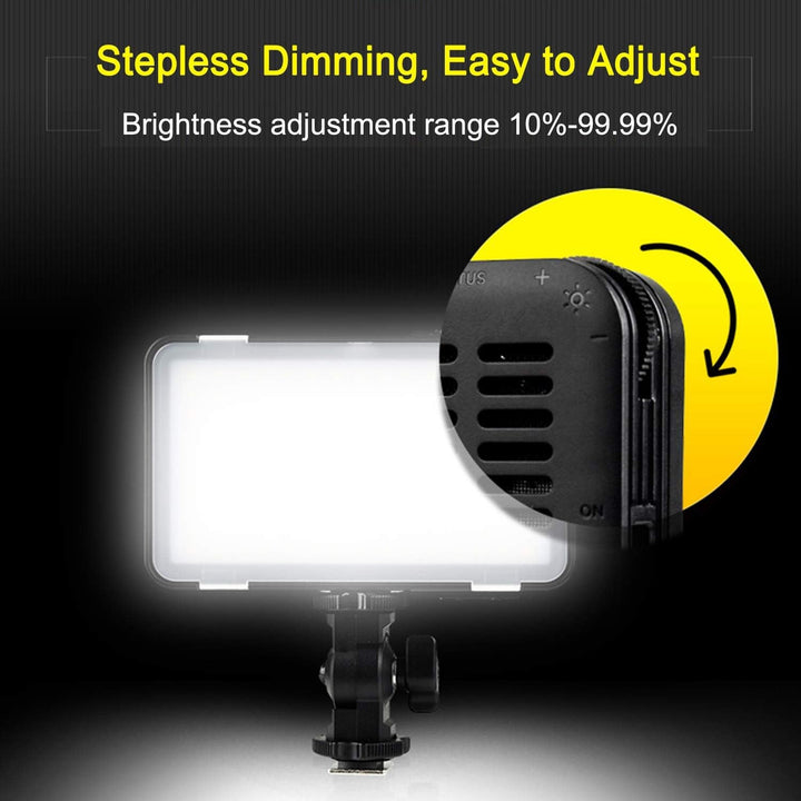 Godox LEDM150 LED-Videoleuchte, LED Video Light 5600K Dimmbare, TLCI 94+ und Lithium Batterie für Sm