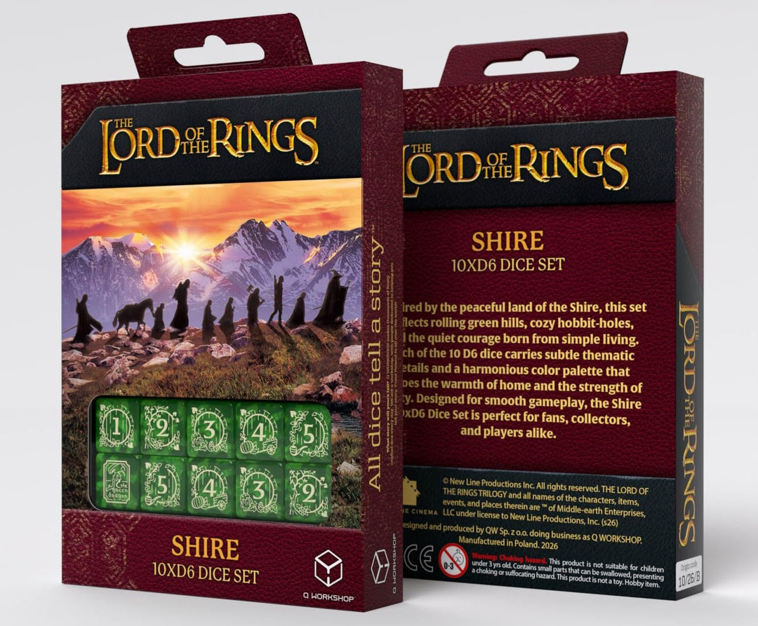 The Lord of the Rings: Shire 10xD6 Dice Set