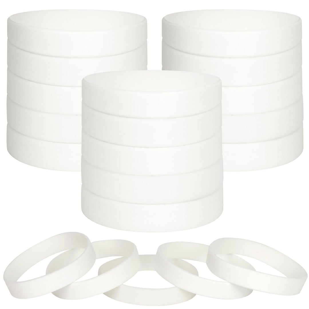 100 Stück Silikon Armbänder, Sport Party Gummi Elastic Armband Grosshandel Bulk-Armband für Kinder E