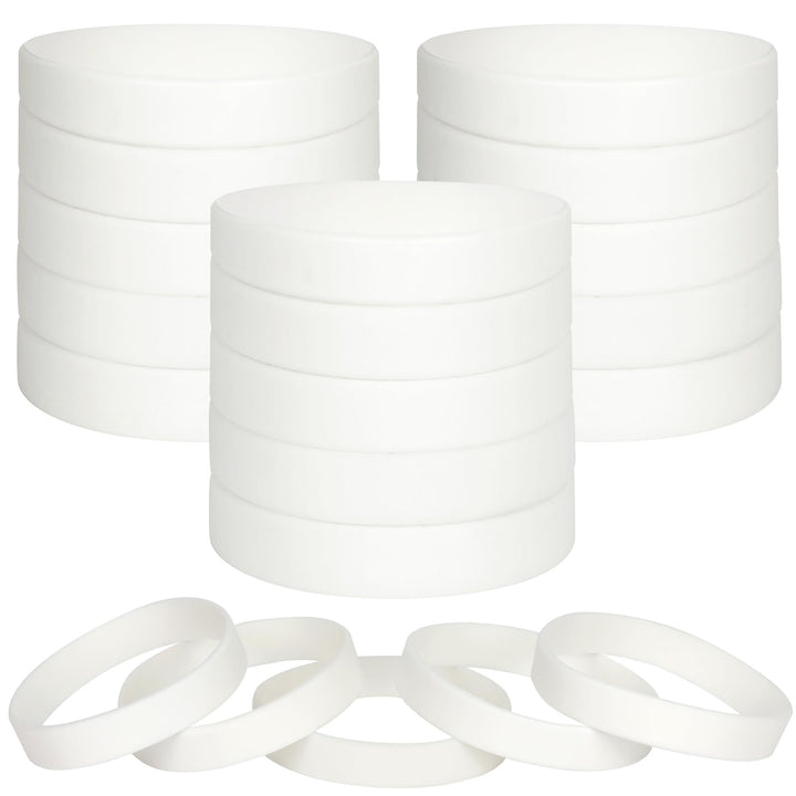 100 Stück Silikon Armbänder, Sport Party Gummi Elastic Armband Grosshandel Bulk-Armband für Kinder E