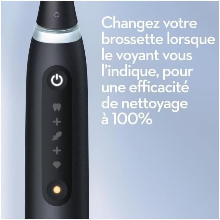 Oral-B iO 5N Elektrische Zahnbürste, Schwarz, Bluetooth, 1 Bürste, 1 Reiseetui iO5 Schwarz, iO5 Schw