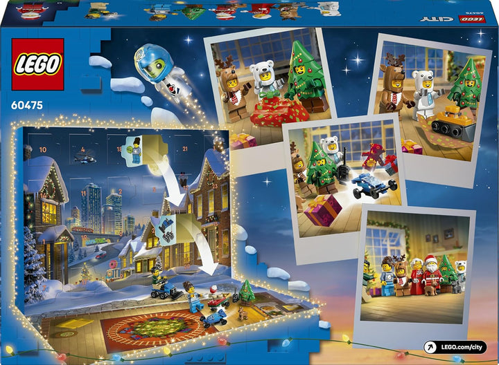 LEGO City Adventskalender 2025 - Weihnachten Spielzeug mit 24 Überraschungen - Zug, Auto & Traktor s