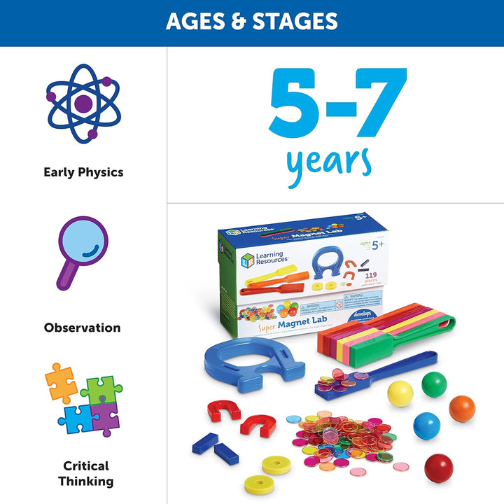 Learning Resources Super Magnet-Experimentierset 1, 1