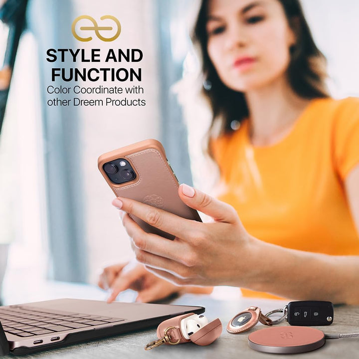 Dreem Fibonacci iPhone 14 Plus Brieftaschen-Etui / 2-in-1 stossfestes Etui und abnehmbares Folio aus