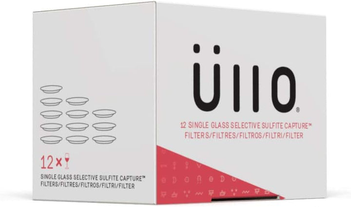 Ullo Ersatzfilter für Sulfit, 12 Stück, zur Entfernung von Histaminen und Sulfit-Konservierungsstoff