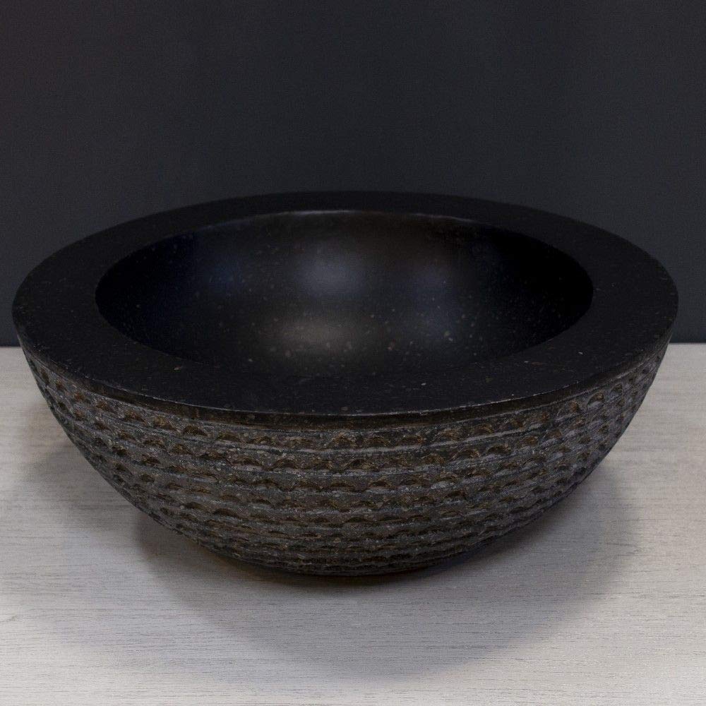 Teako Design Aufsatzwaschbecken Galba Ø 40 cm Terrazzo