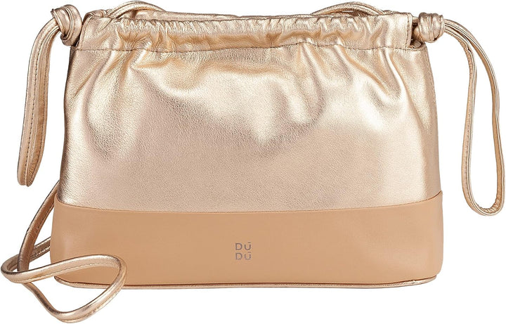 DUDU Damen-Umschlagtasche aus weichem Leder, farbige Clutch Bag mit Kordelzug und Schulterriemen Bal