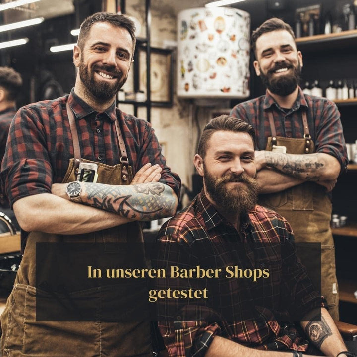 BartZart Bartpflege Set mit Zedernholz I Bart Set 6 tlg. I Rasiermesser mit Wechselklinge, Bartöl, B