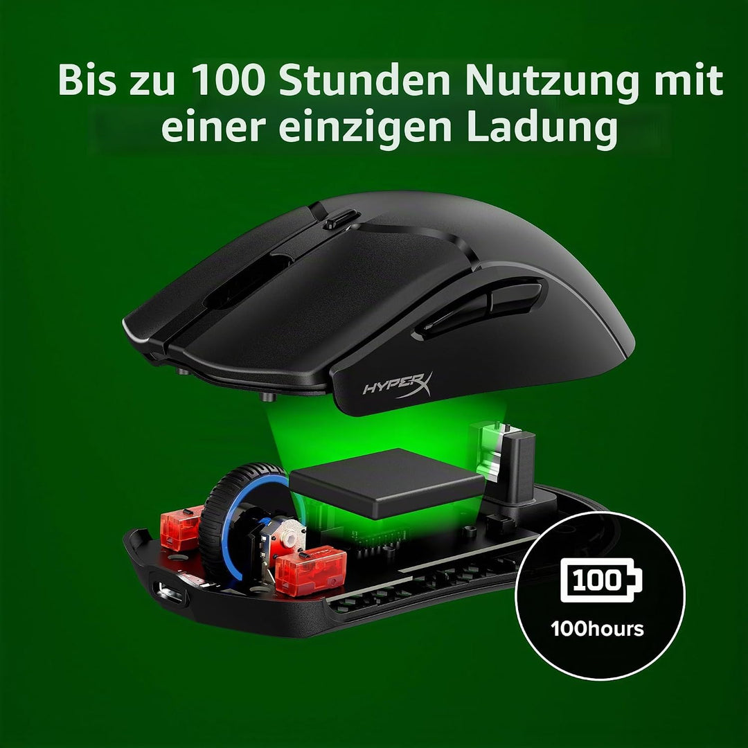 HyperX Pulsefire Haste 2 Mini Schwarz Wireless Pulsefire Haste 2 Mini, Schwarz Wireless Pulsefire Ha
