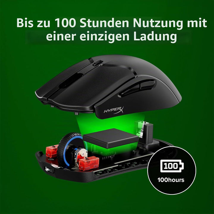 HyperX Pulsefire Haste 2 Mini Schwarz Wireless Pulsefire Haste 2 Mini, Schwarz Wireless Pulsefire Ha