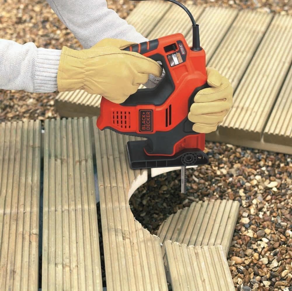 Black+Decker 3-in-1 Autoselect Universalsäge Scorpion 500W RS890K – Elektrische Mehrzwecksäge Hand-,