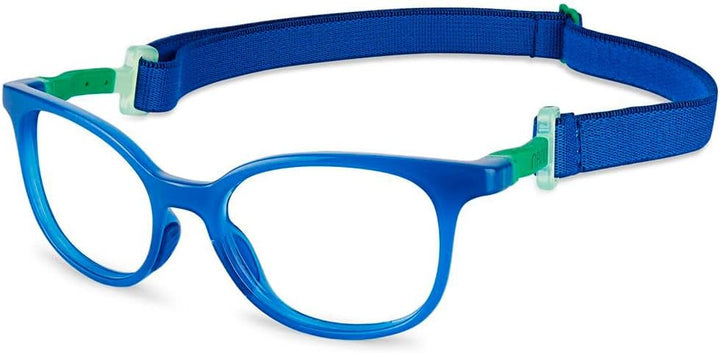 NANOVISTA Unisex Kinder Sonnenbrille 46 Azul Cristal/Verde Glow, 46 Azul Cristal/Verde Glow