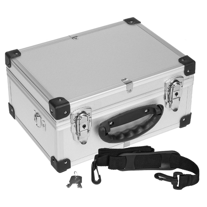 anndora Werkzeugkoffer 70106 Aluminium Rahmen Koffer - Werkzeugkiste 32,5 x 23,5 x 17,5 cm mit Neopr