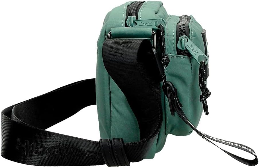 Reebok Damen Elsie Gepäck- Kuriertasche Bandolera Pequeña Grün, Bandolera Pequeña Grün