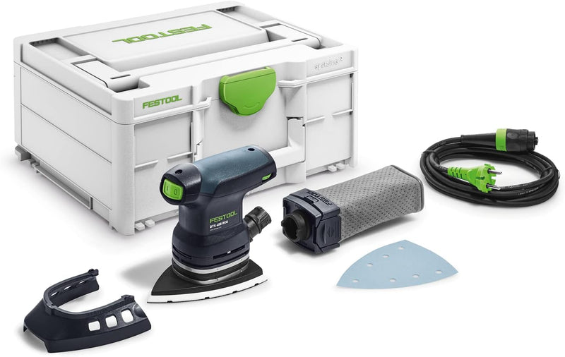 Festool Deltaschleifer DTS 400 REQ-Plus (mit Schleifschuh, Protector, Longlife-Staubfangbeutel), im