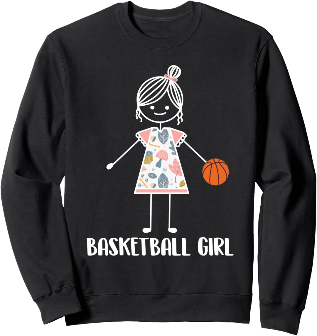 Basketballspieler Streetballer - Mädchen Basketball Sweatshirt