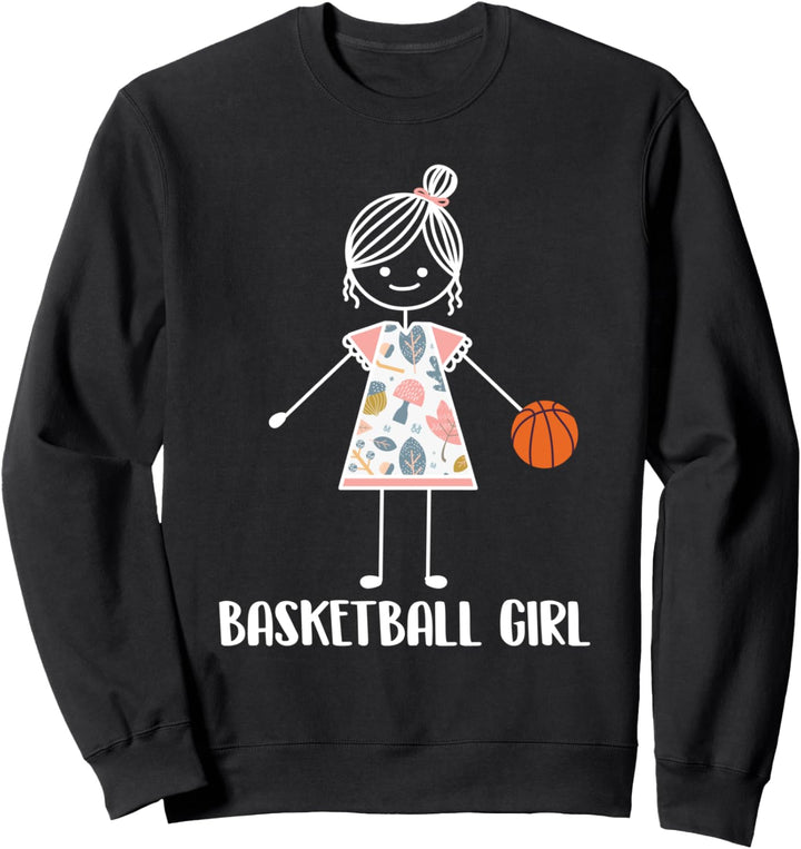 Basketballspieler Streetballer - Mädchen Basketball Sweatshirt