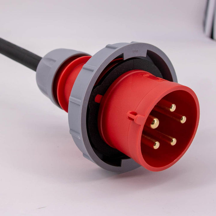 Swissnox 32A MID geeicht - Digital Stromzähler Zwischenstecker Box 400V / 32A CEE-Stecker Und Kupplu