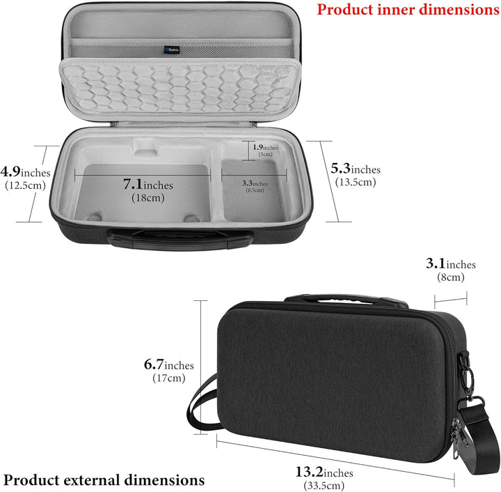 Geekria Tragetasche für Audio-Schnittstelle, Hartschalen-Reisetasche, kompatibel mit Universal Audio