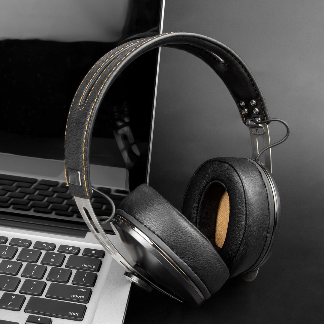 SOULWIT Lammfell Ersatzpolster Ersatz Ohrpolster für Sennheiser Momentum 2.0 (M2)/HD1 Wireless Over/