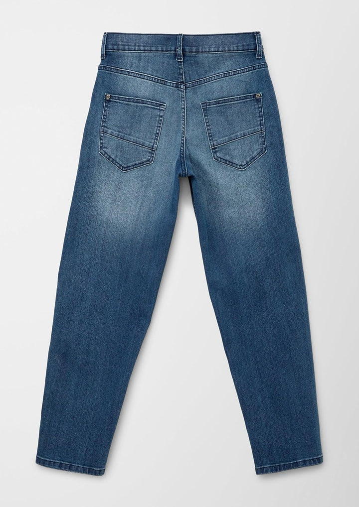 s.Oliver Jeans Dad/Relaxed Fit/Mid Rise/Tapered Leg 152 Slim Blau 57z6, 152 Slim Blau 57z6