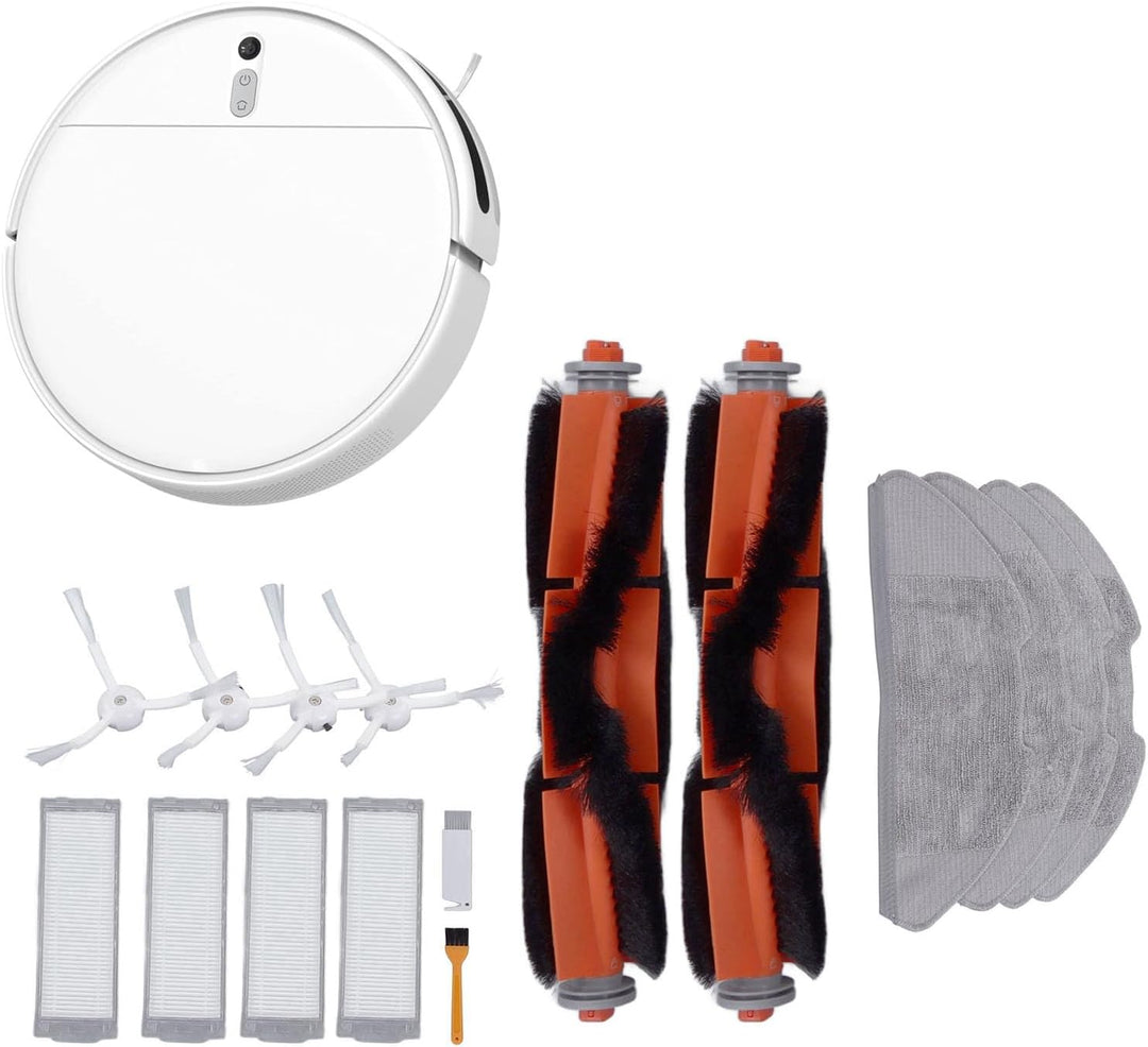 Tnfeeon Ersatz-Filter-Wischbürsten-Set für Staubsauger-Aufsätze für Mi Robot Vacuum Mop 2 Lite 2 Pro