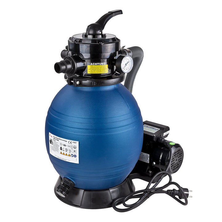 Pool Swimmingpool - Sandfilteranlage Filteranlage Filter Sandfilter 7500 L/Std.