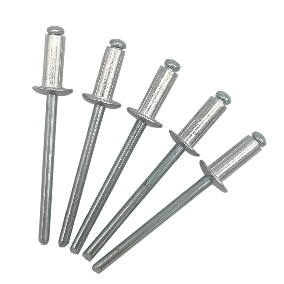 1000 Stück Blindnieten 4,0 x 10 mm Kuppelkopf offen Typ DIN 7337 Aluminium Niet und Stahldorn Pop Ni