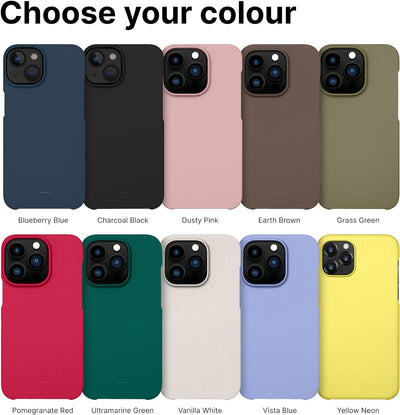 agood Company Pflanzliche Handyhülle, iPhone 13 Pro Hülle - Biologisch abbaubare Handyhülle - Schlan