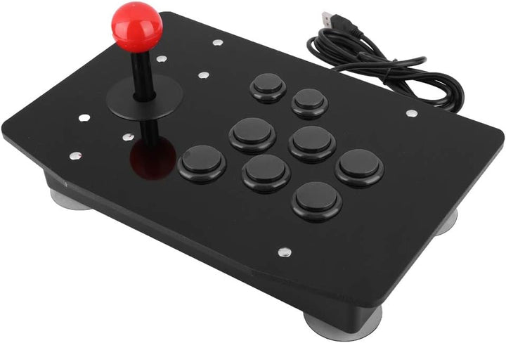Arcade Fight Stick Joystick,USB Arcade Controller Joystick Konsole,Fighting Stick mit 8 Tasten, Arca