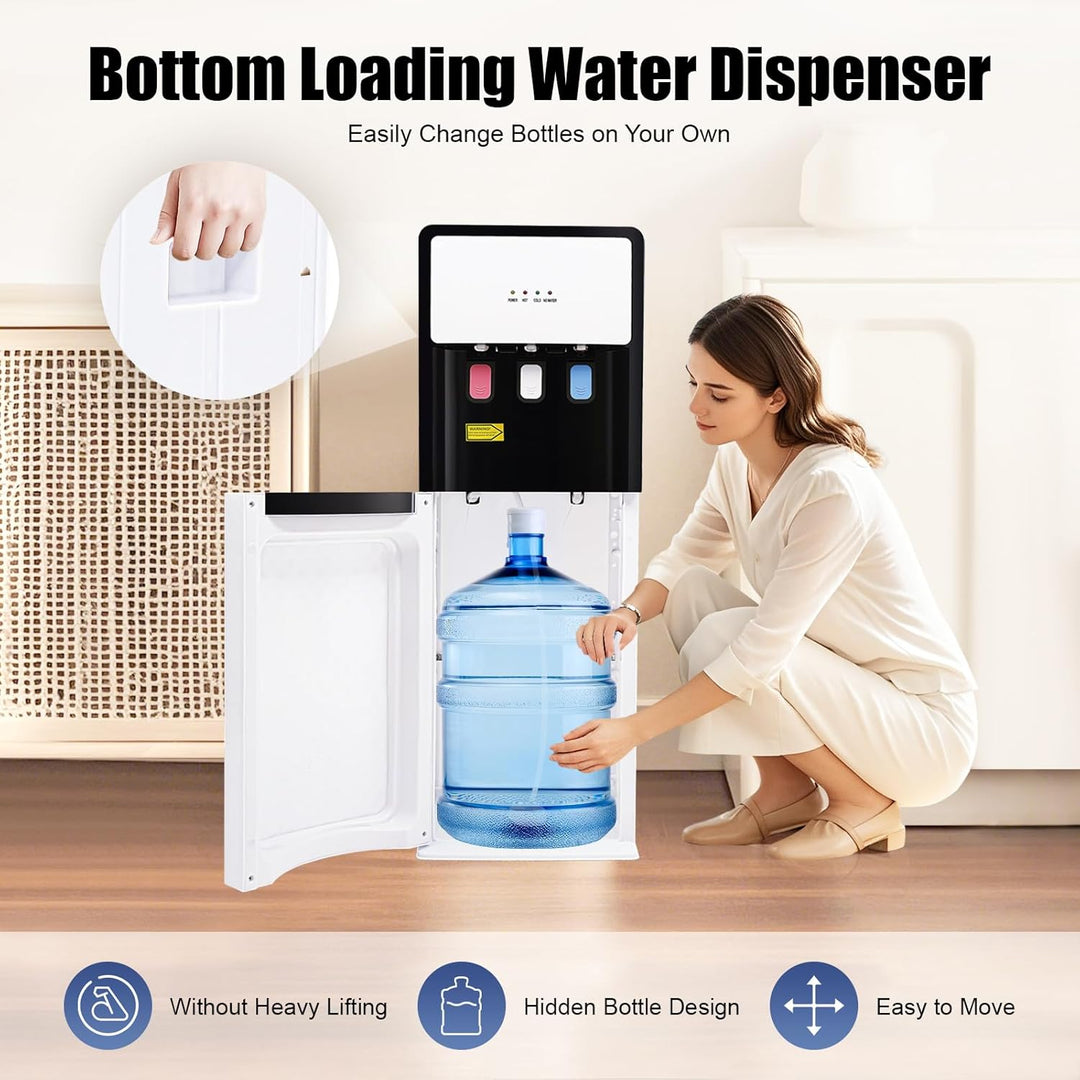 Wasserspender für heisses und kaltes Wasser Bodenwasserspender für Hause Büro Schlafzimmer Wohnzimme