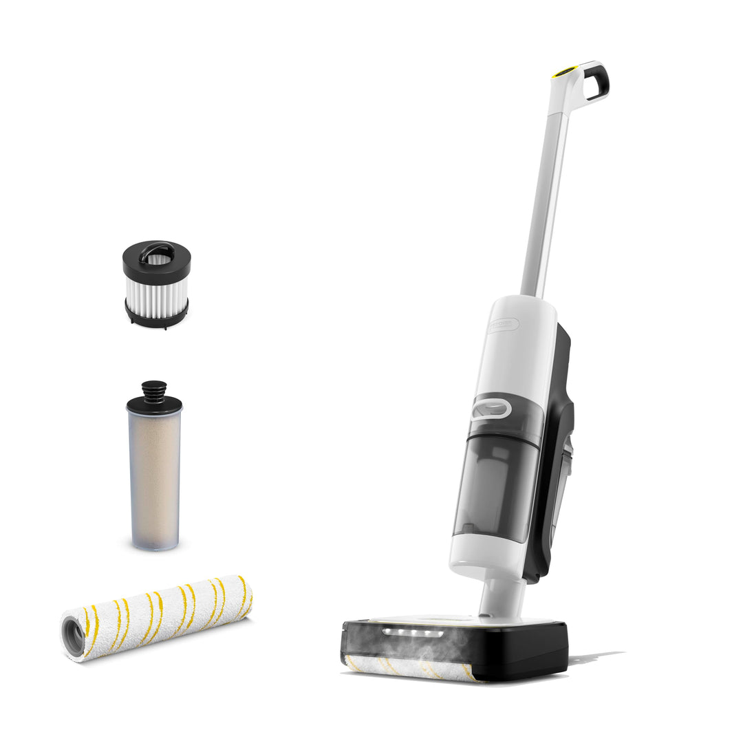 Kärcher Dampfsauger SCV 4 Steam Vac, 3-in-1 Lösung (Dampfreinigung, Saugen & Kombi), eliminiert 99,9