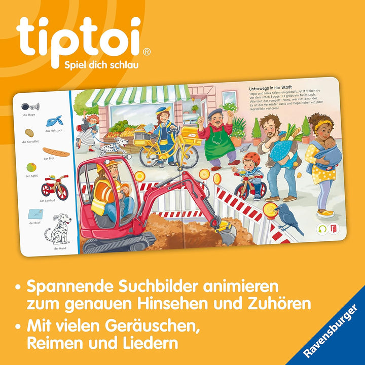 Ravensburger tiptoi Starter-Set 00112: Stift und Bilderbuch Suchen und Entdecken Meine Welt - Lernsy