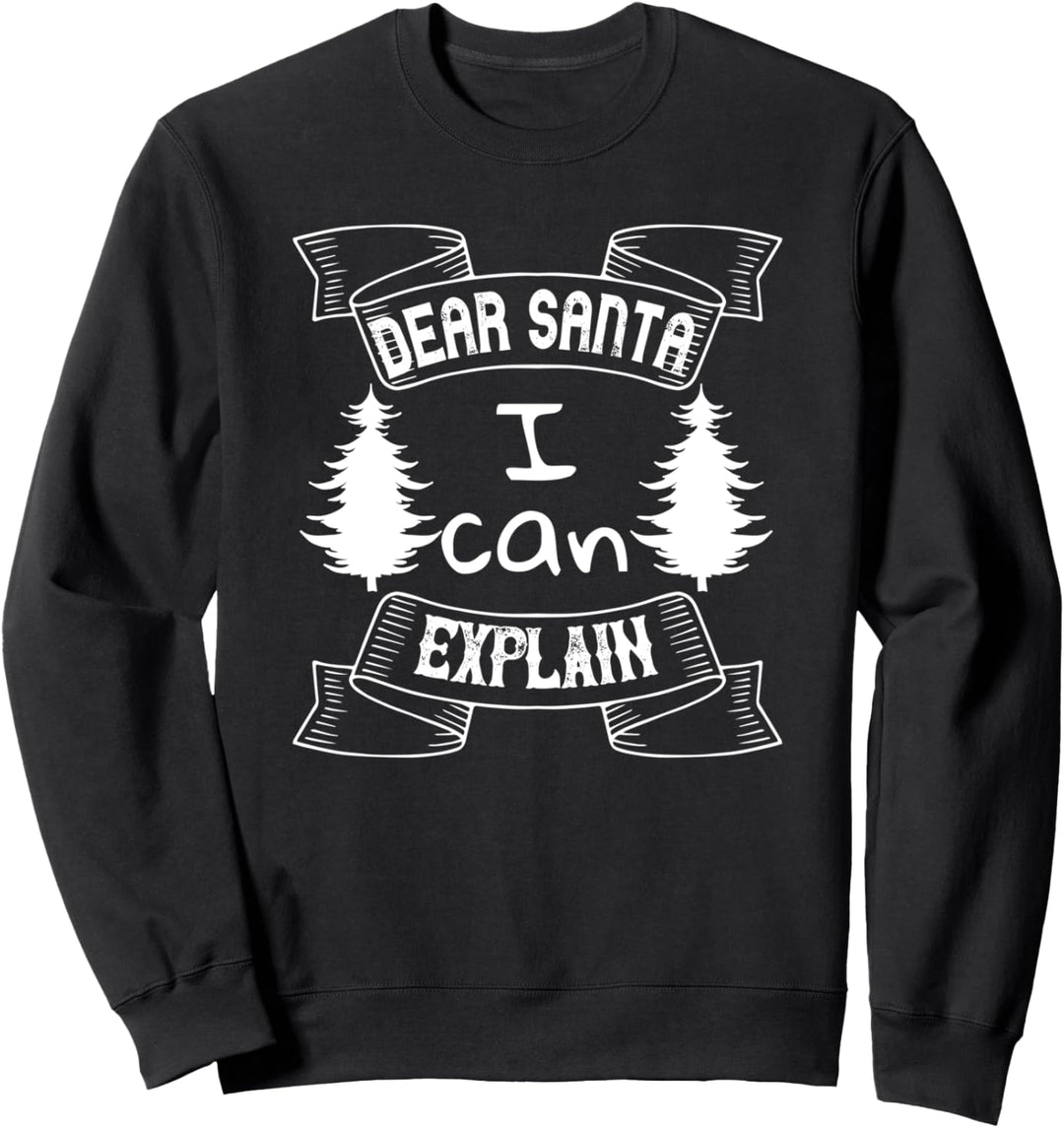 Lieber Weihnachtsmann, ich kann das erklären - Christmas Funny Sweatshirt