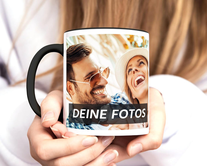 Tasse personalisiert Fotocollage Fototasse mit bis zu 5 Fotos persönliches Geschenk Kaffeetasse mit
